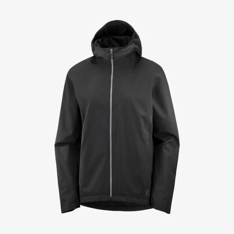 Salomon Comet Wp Jkt W Women's Shell Jackets Black | CA 21L94